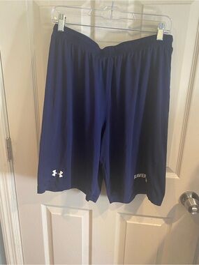 LG Men’s Navy Athletic Shorts with Logo